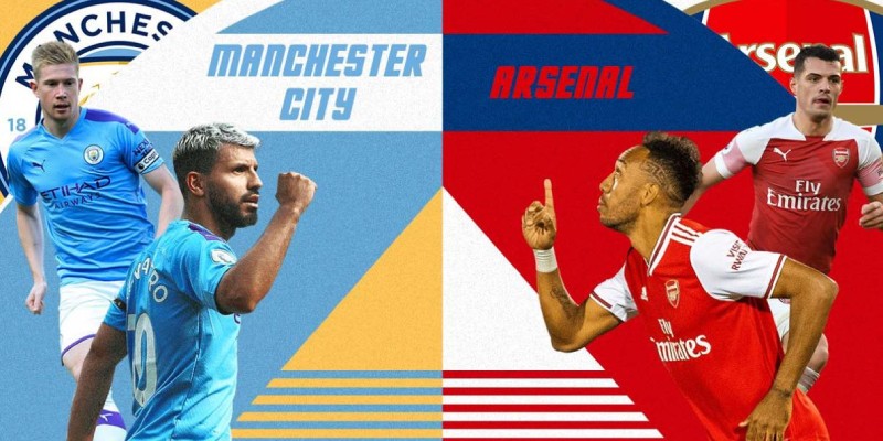 Man City vs Arsenal là trận siêu kinh điển vòng 5 Ngoại hạng Anh